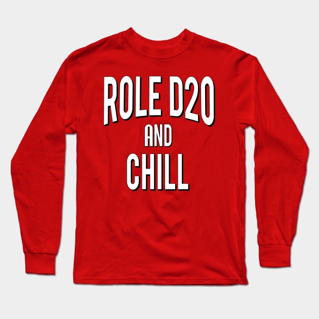 Chill Rolling Dice Long Sleeve T-Shirt by MonsterKidRadio